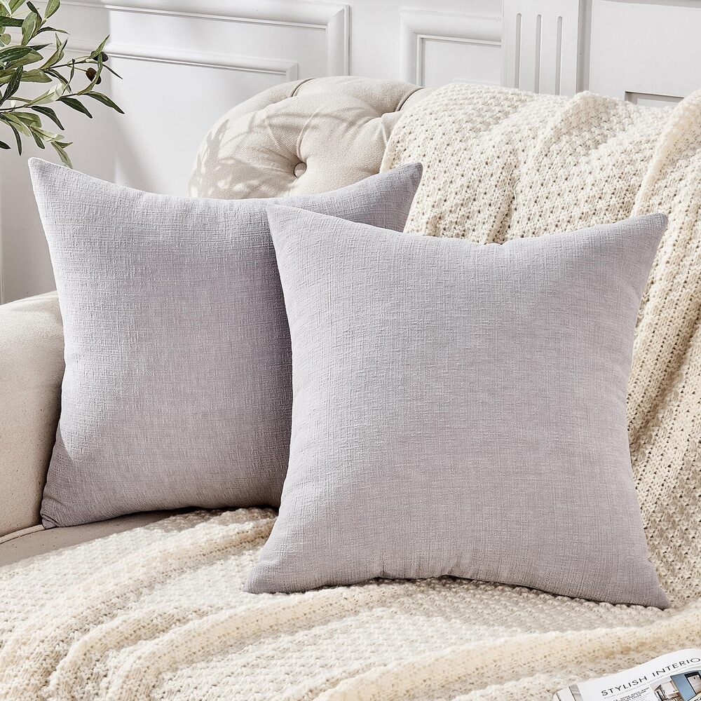5365 Decorative Square 16x16 Inch Throw Pillow Covers Set of 2, Super Soft